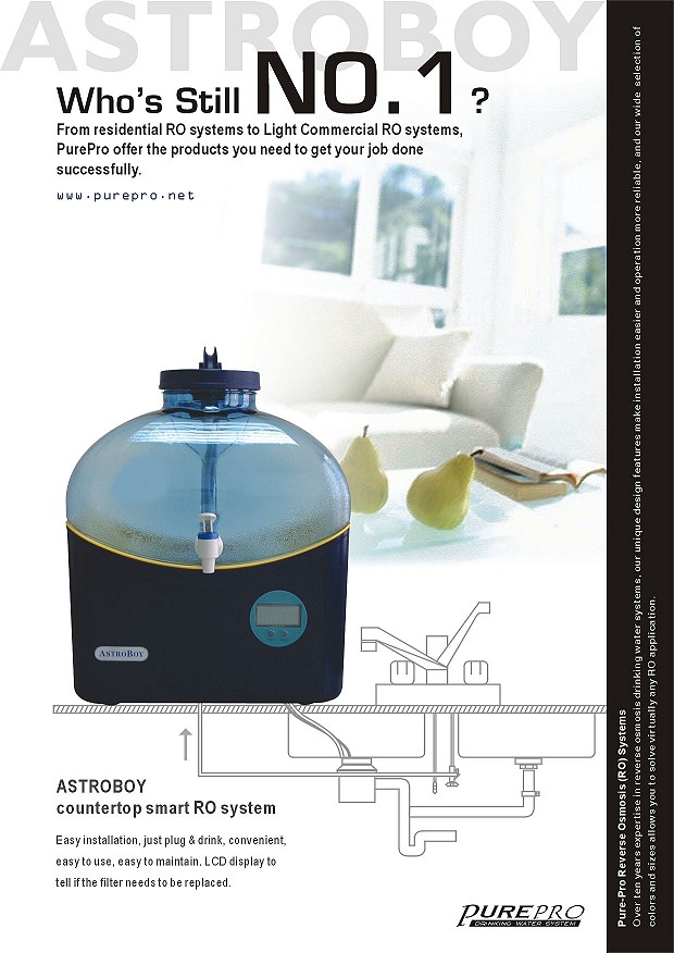 Purepro Astroboy Reverse Osmosis Water System Astroboy